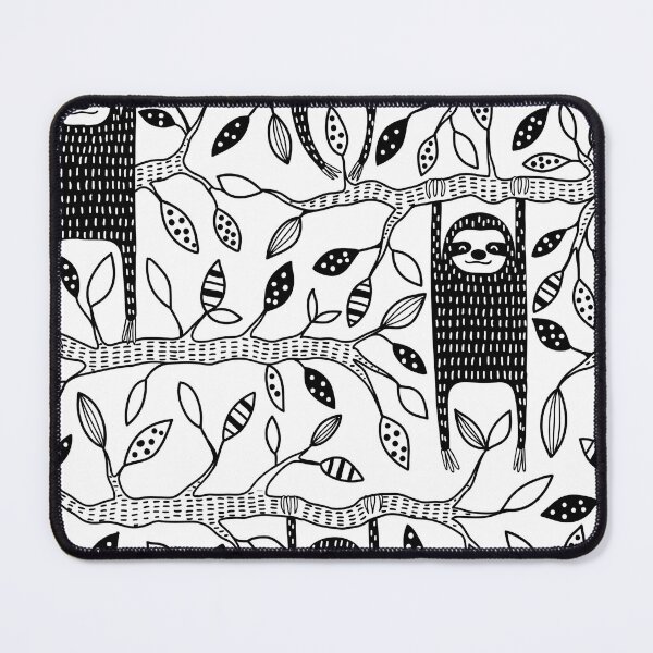Item preview, Sloth Black White Art designed and sold by ArtCreations79.