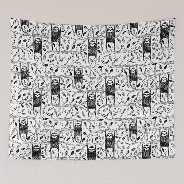 Item preview, Sloth Black White Art designed and sold by ArtCreations79.