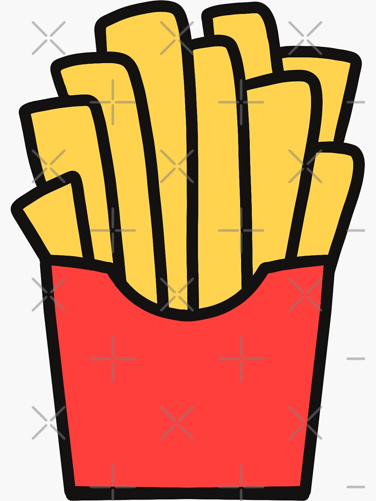 French Fries Sticker For Sale By Artmmey Redbubble 2011