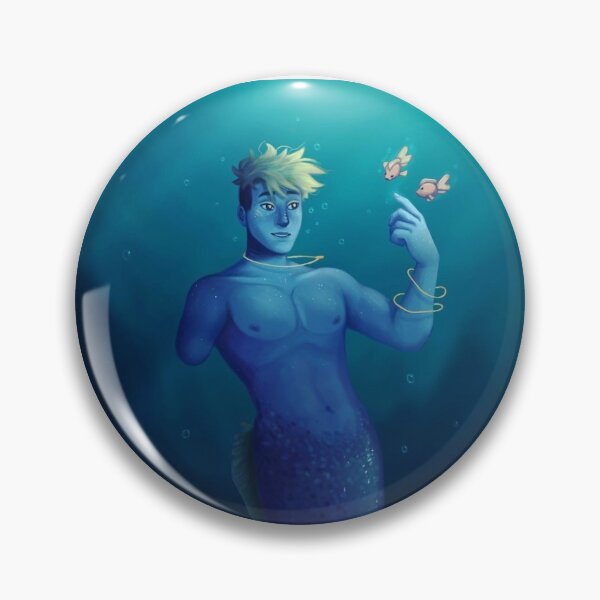 Item preview, merman mermaid fish ocean one arm designed and sold by Hyacinth-dragon.