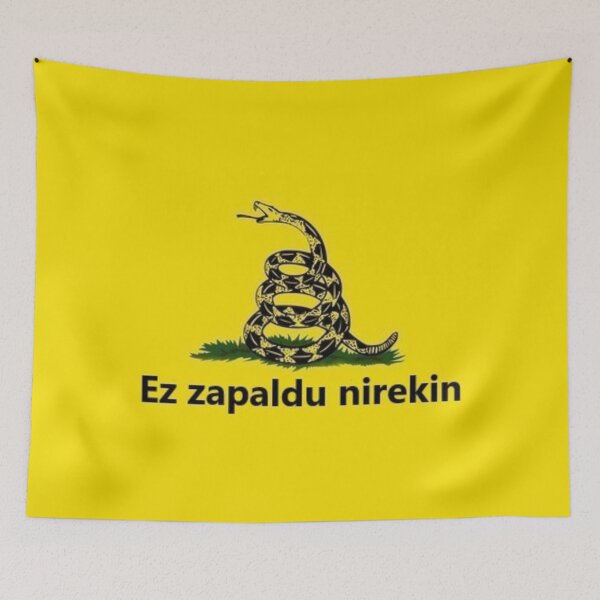 Item preview, Basque Gadsden Bandera (Basque Gadsden Flag) designed and sold by JonathanR1994.