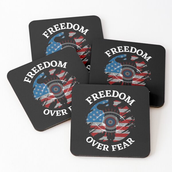 Item preview, Freedom Over Fear Truth Over Lies   designed and sold by WoodburyLake.