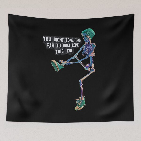 Item preview, Motivational Skeleton - colorful skeleton with inspiring quote designed and sold by ZombieTit.