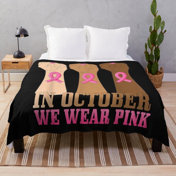 Item preview, Hand In october we wear pink breast cancer awareness month designed and sold by David231231.