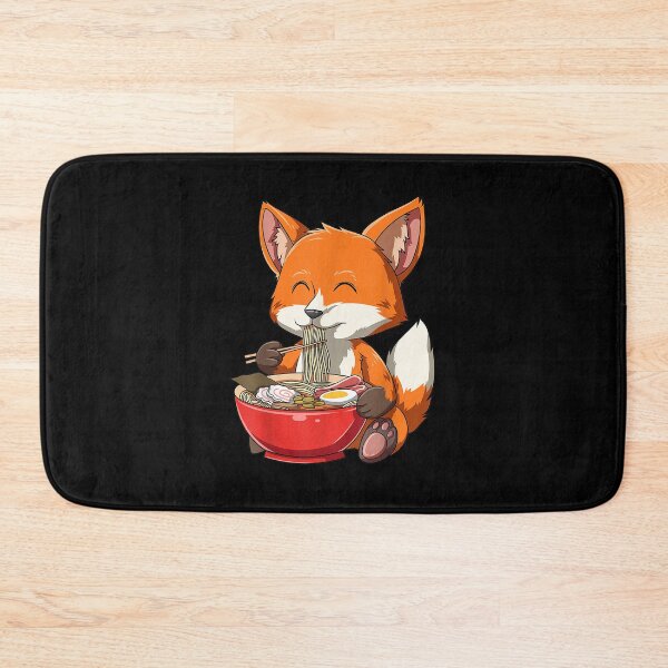 Item preview, Fox Eating Ramen Ramen Noodle Lovers Fox Themed designed and sold by RianJamessya.