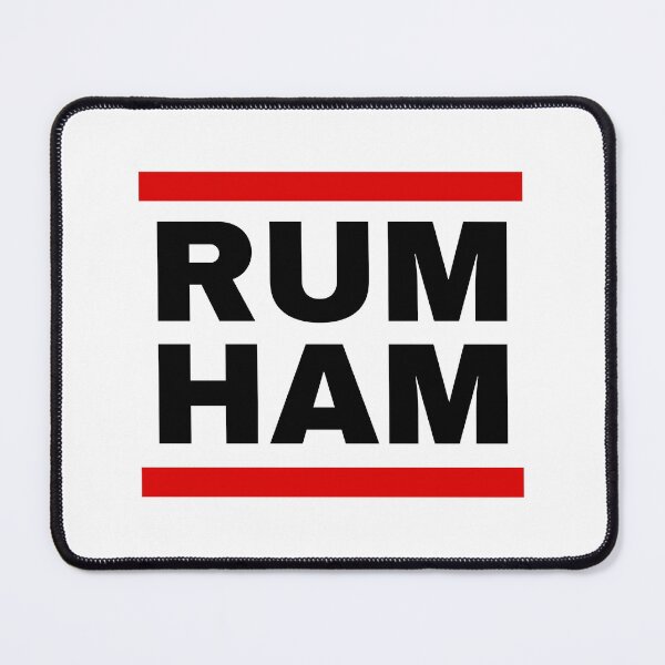 Item preview, RUM HAM DARK TEXT designed and sold by Jelly-Butter.