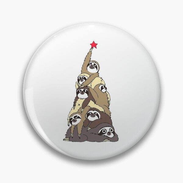Item preview, Sloth Christmas Tree designed and sold by ArtCreations79.