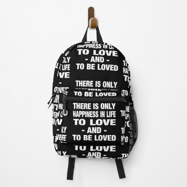 Item preview, There Is Only Happiness In Life To Love And To Be Loved Typography Love or Relationship Quote in General Style - Funny designed and sold by Vasabi88.