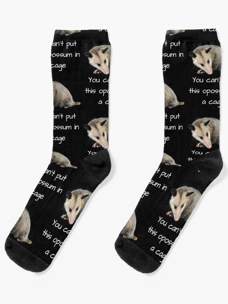 I Love My Cat Opossum Stocking