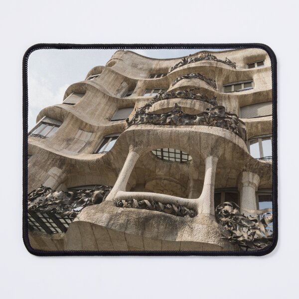 Item preview, Antoni Gaudi La Pedrera Casa Mila - Sinuous Balconies and Twisting Freeform Railings designed and sold by Georgia Mizuleva.