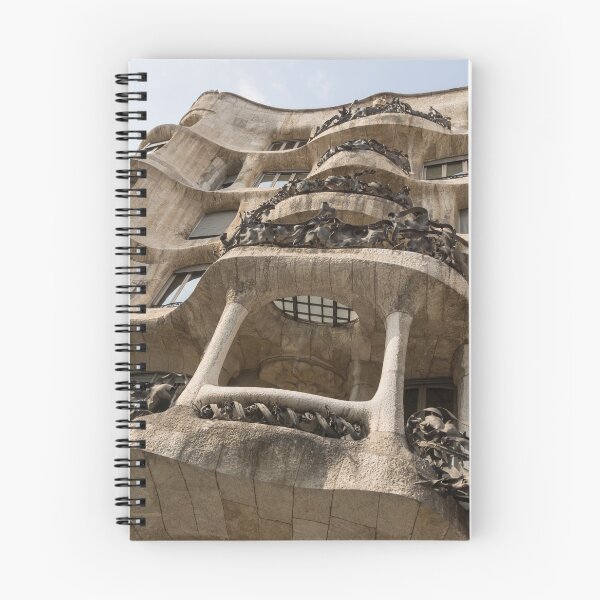 Item preview, Antoni Gaudi La Pedrera Casa Mila - Sinuous Balconies and Twisting Freeform Railings designed and sold by Georgia Mizuleva.