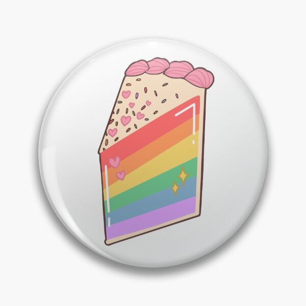 Item preview, Rainbow Tier Slice of Cake designed and sold by Kaylee Nel.