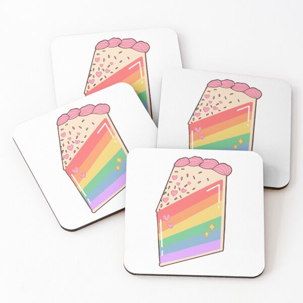 Item preview, Rainbow Tier Slice of Cake designed and sold by Kaylee Nel.