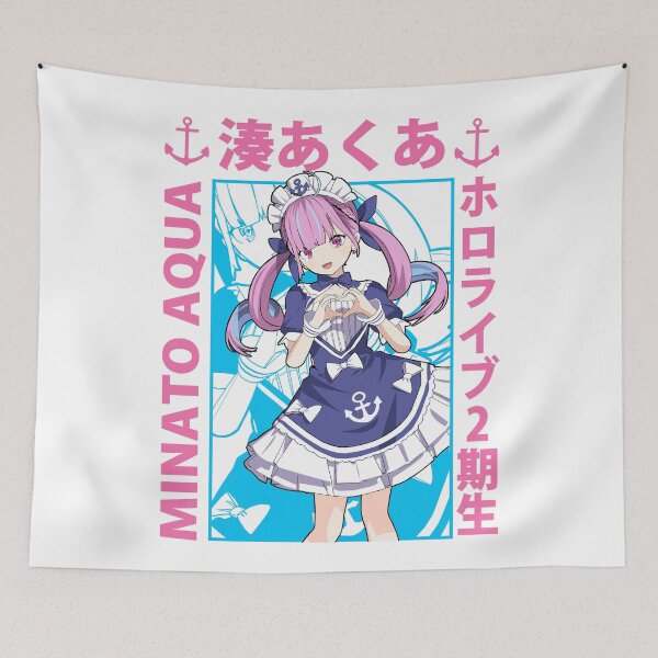 Item preview, Hololive Minato Aqua Heart Sign designed and sold by UDTee.