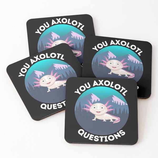 Item preview, You Axolotl Questions Kids Men Women Funny Salamander designed and sold by ijdesigns.