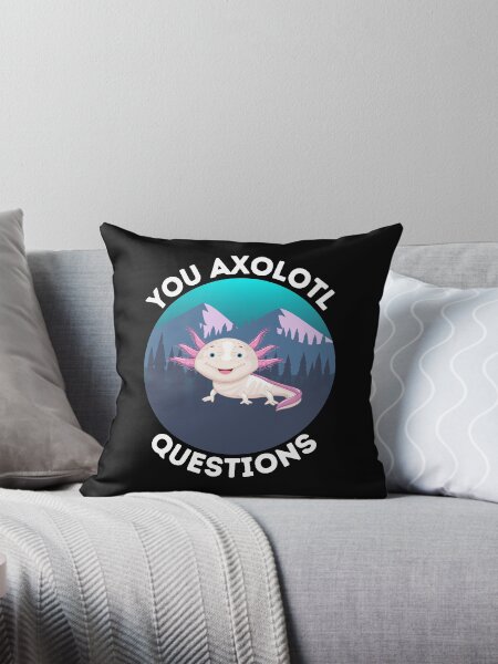 Vista previa del artículo con la obra «Usted Axolotl Preguntas Niños Hombres Mujeres Salamandra Divertida», diseñado y vendido por ijdesigns.