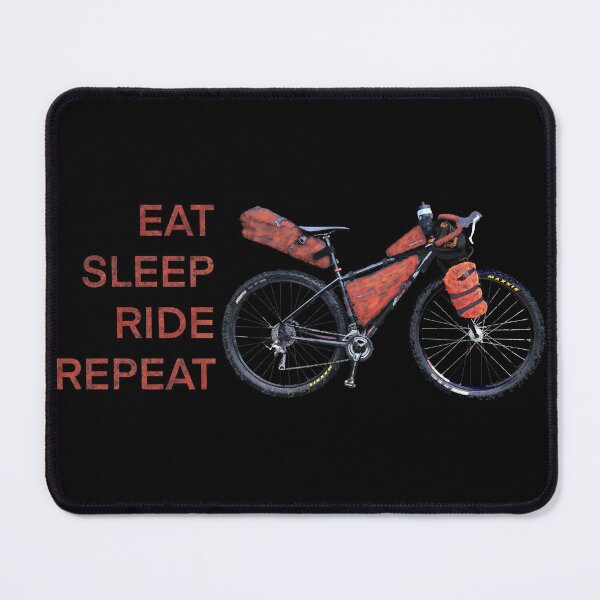 Item preview, Bike Packing, eat, sleep, ride, repeat designed and sold by rarebeasts.