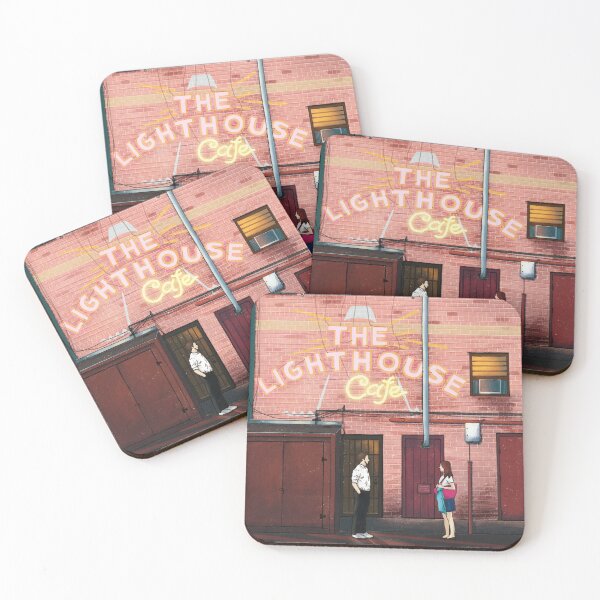 Item preview, La La Land illust : The Lighthouse cafe designed and sold by s1ngs0ng.