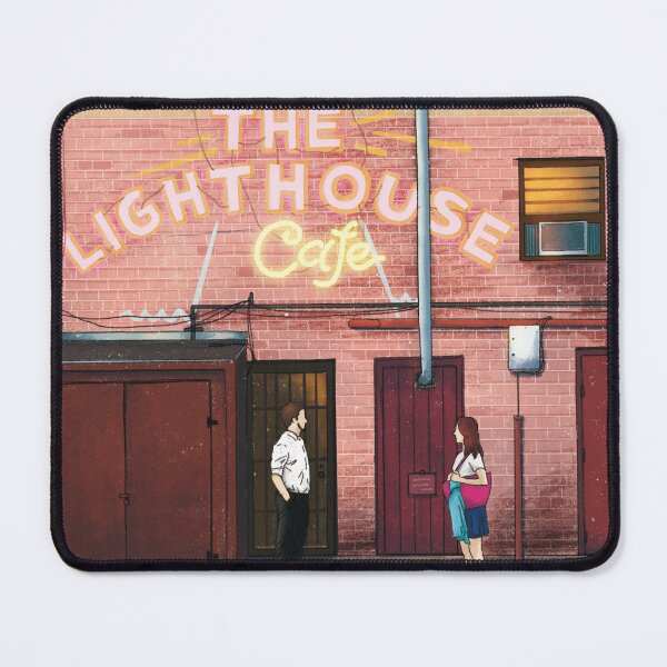 Item preview, La La Land illust : The Lighthouse cafe designed and sold by s1ngs0ng.