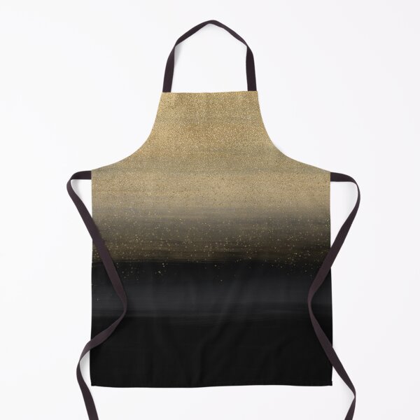 Item preview, Modern Gold Black Brush Strokes Painting designed and sold by InovArtS.