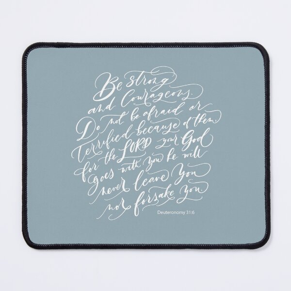 Item preview, Be Strong and Courageous designed and sold by clevstuff.