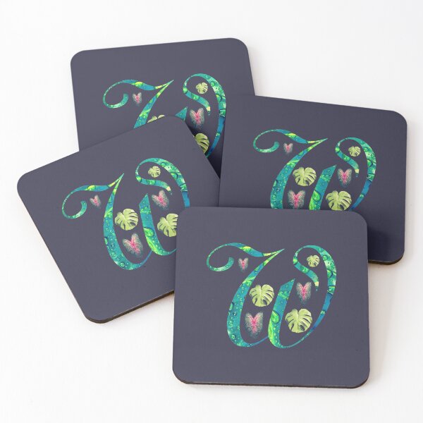 Item preview, Initial W, Tropical Taste designed and sold by tank200bar.