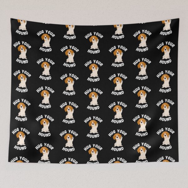 Item preview, Hug Your Hound Funny Beagle Cartoon Dog Lover designed and sold by Artventurous.
