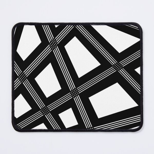 Item preview, Abstract geometric pattern - black and white. designed and sold by K.S ART.