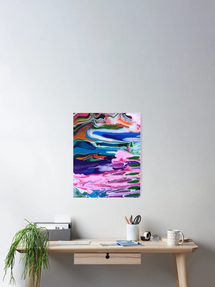 Thumbnail 2 of 3, Poster, sunset agate designed and sold by InfinitePathArt.