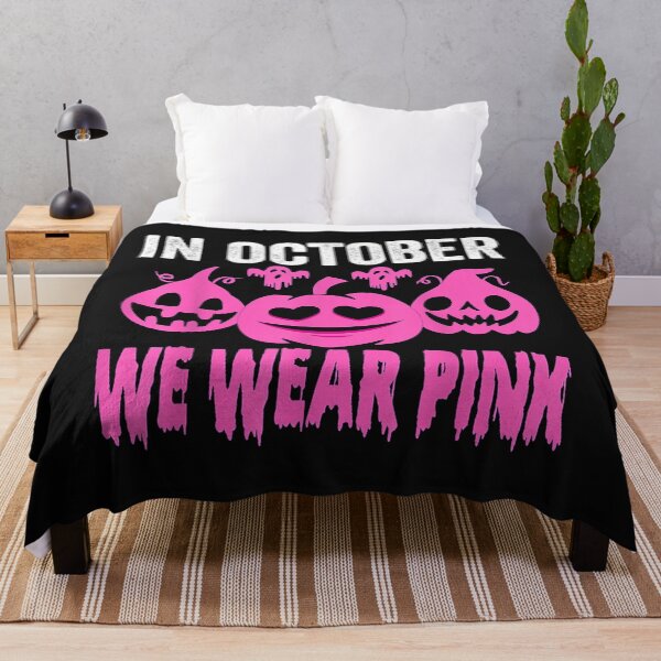 Item preview, In October We Wear Pink Breast Cancer Pumpkin Halloween designed and sold by David231231.