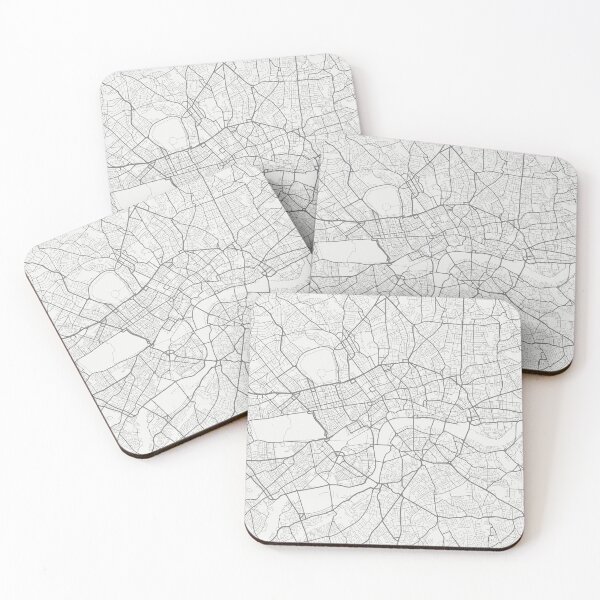 Item preview, City Streets (charcoal) - London designed and sold by helenmakesmaps.