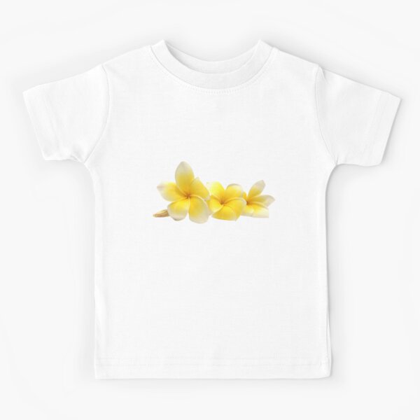 white shirt with yellow flowers