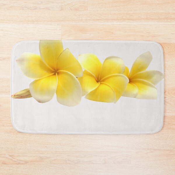 Item preview, cute yellow and white frangipani flowers designed and sold by Floralsharry.
