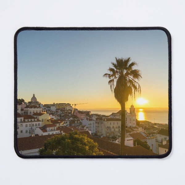 Item preview, The Sunny Soul of Lisbon - Miradouro das Portas do Sol Sunrise  designed and sold by Georgia Mizuleva.
