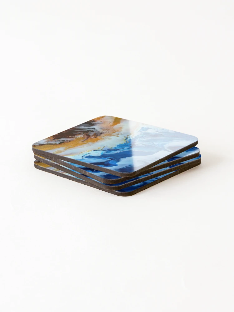 Thumbnail 4 of 5, Coasters (Set of 4), Beach designed and sold by InfinitePathArt.