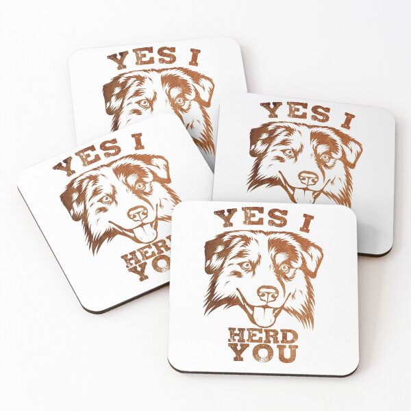 Item preview, Yes I Herd You, Australian Shepherd, Funny dog designed and sold by theDlab.