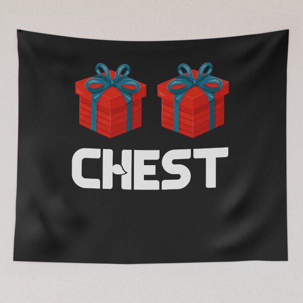 Item preview, Chest Nuts Chestnuts tee Christmas Couples Chest designed and sold by Mo-Am.