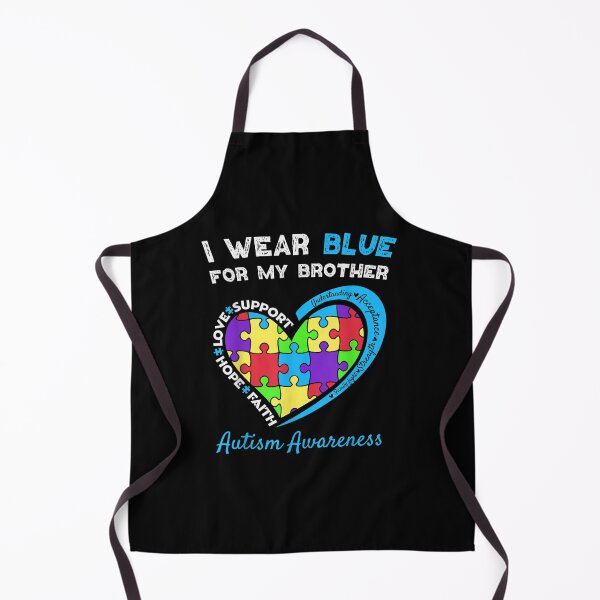 Item preview, I Wear Blue For My Brother Kids Autism Awareness Sister Boys designed and sold by LucaAndreien.