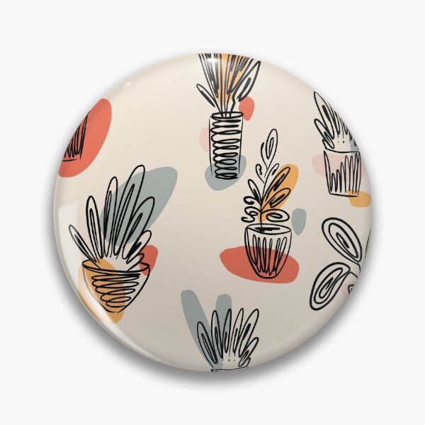 Item preview, home plants, flowers, potted flowers, pattern  designed and sold by AvotArt.