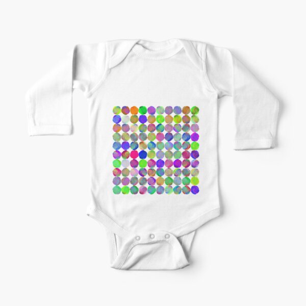 Space snowballs #fractal art Long Sleeve Baby One-Piece