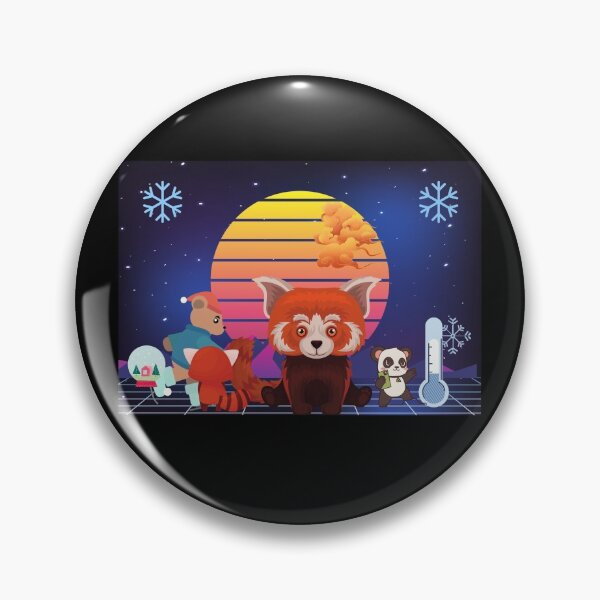 Item preview, Red Panda Winter Time designed and sold by OliDesigns.