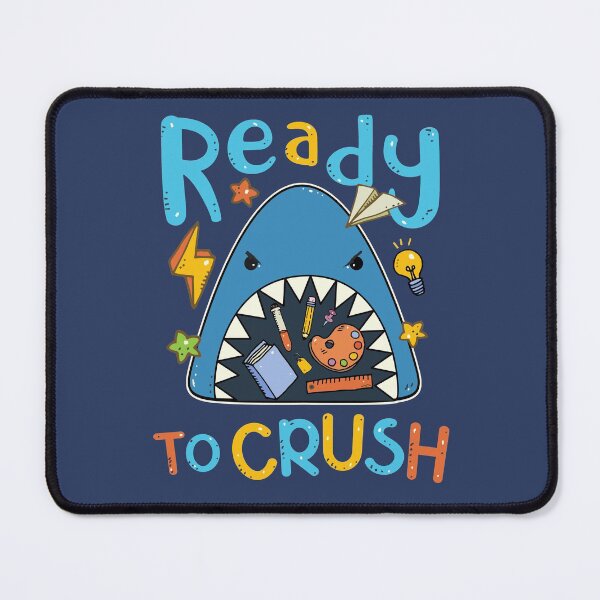 Item preview, School Shark Ready to Crush designed and sold by GrimButterfly.