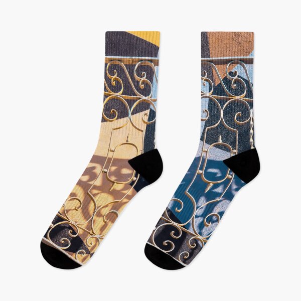 Item preview, Superimposed Polychromatic Geometry in Blue and Yellow designed and sold by Georgia Mizuleva.