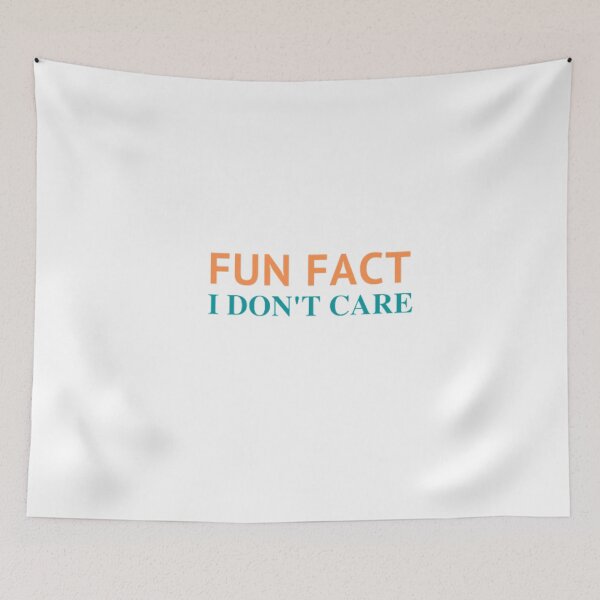 Item preview, Fun fact i don't care designed and sold by nowtistore.