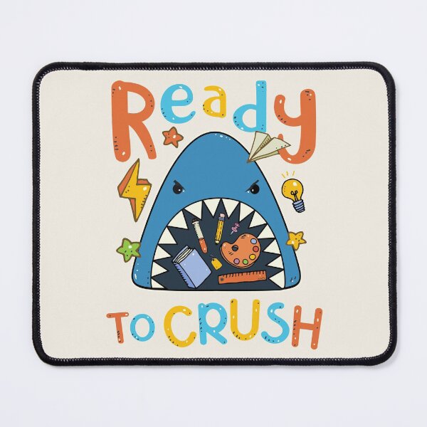 Item preview, School Shark Ready to Crush designed and sold by GrimButterfly.