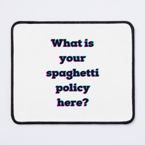 Item preview, What is your spaghetti policy here? Dark text designed and sold by Jelly-Butter.