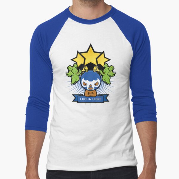 Lucha Libre Baseball ¾ Sleeve T-Shirt