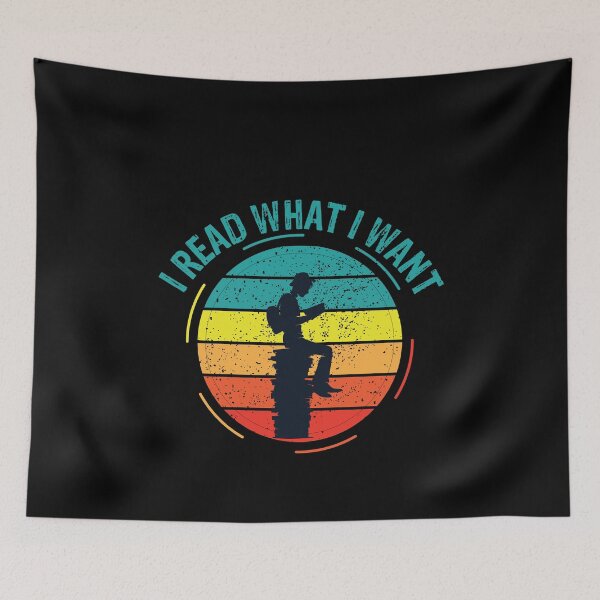 Item preview, I read what I want  funny gift for man and woman designed and sold by patroart.