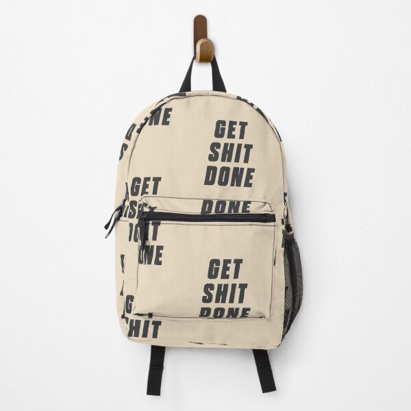 Item preview, Get shit done, motivational quote. Inspirational words for office decoration. Man cave decor wall art. designed and sold by Spallutos.