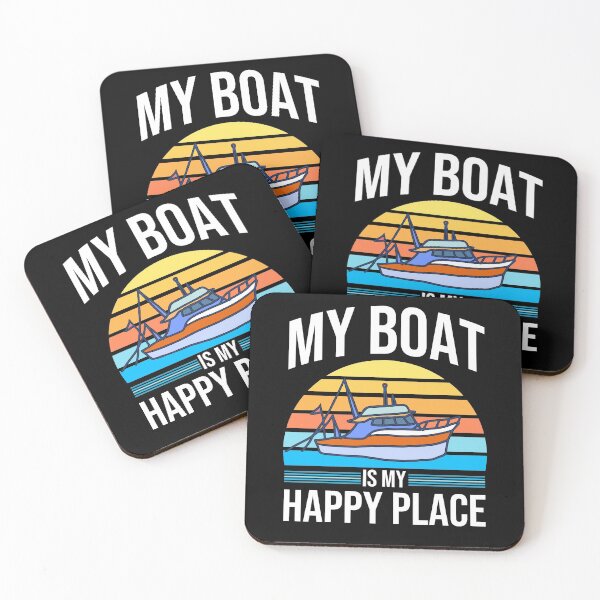 Item preview, My boat is my happy place designed and sold by hypertee-design.